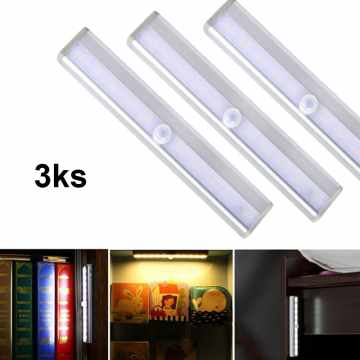 3x LED pásek se senzorem pohybu